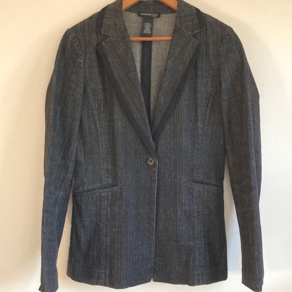 Kenneth Cole Charcoal Grey Blazer, Size 6